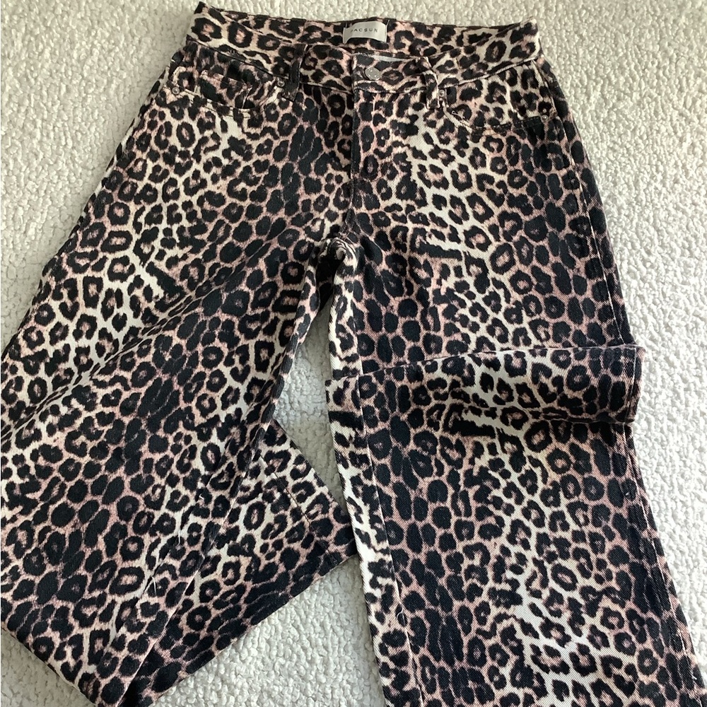 PacSun Casey Low Rise leopard Print Jean 24